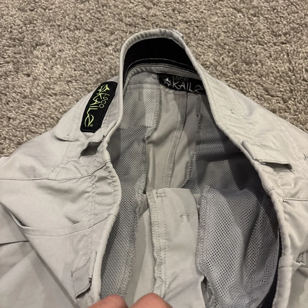 Loco Kaile Shorts Men 30 Gray Fishing 9